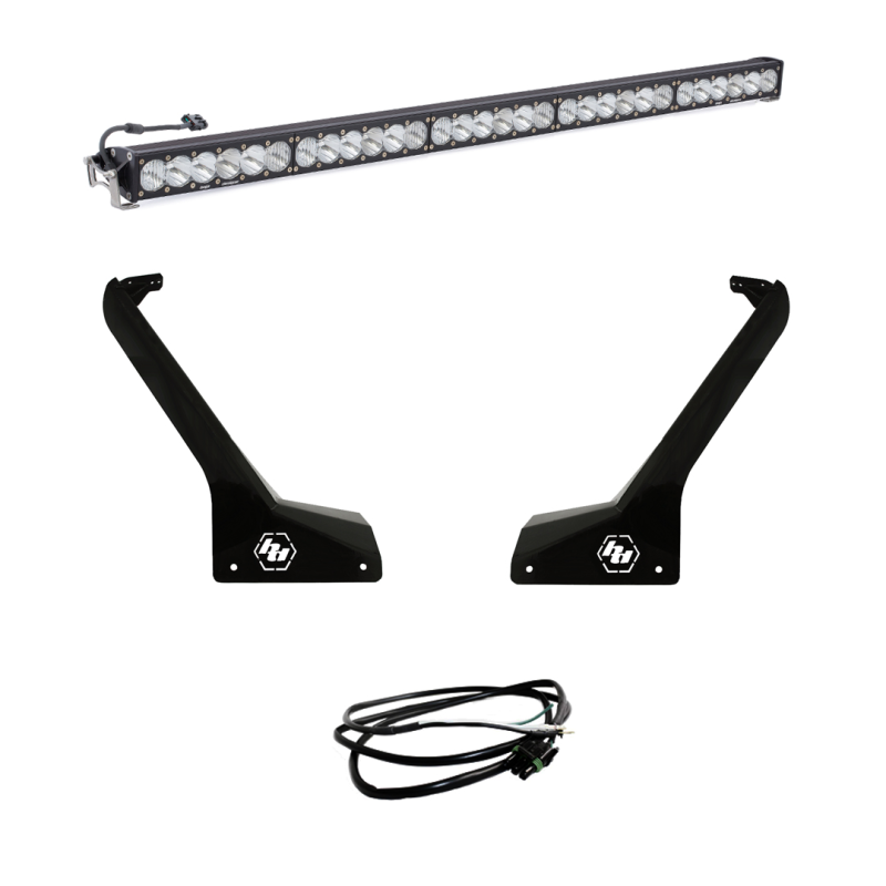 Jeep Wrangler JT Light Bar Kit - Baja Designs - OnX6+ 50in Roof LED - `18-`27